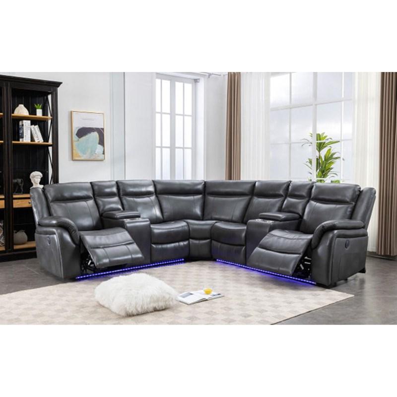 Mobilier modulaire Zenith motorisé en aspect cuir (664234) image 1