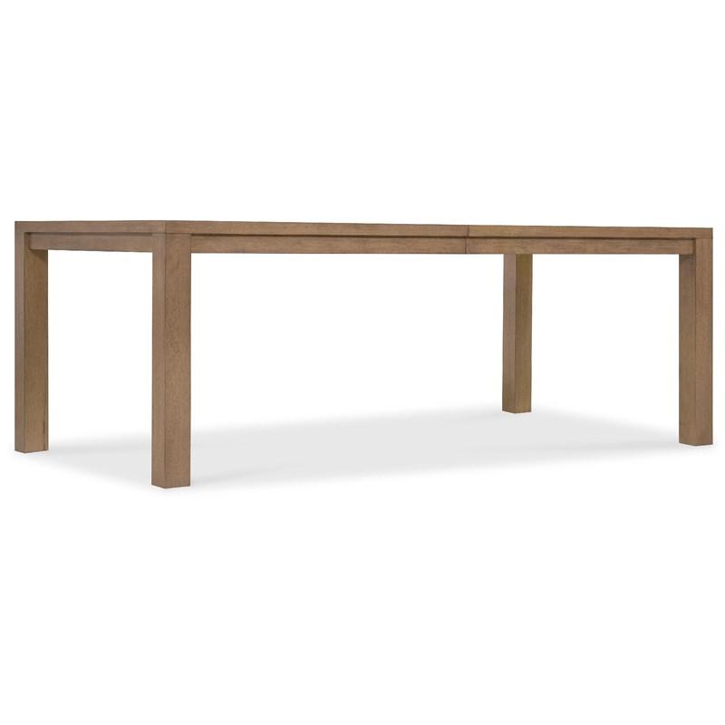 Hooker Furniture 6072-75200-85 Sonnet Rectangle Dining Table with One 18-inch Leaf