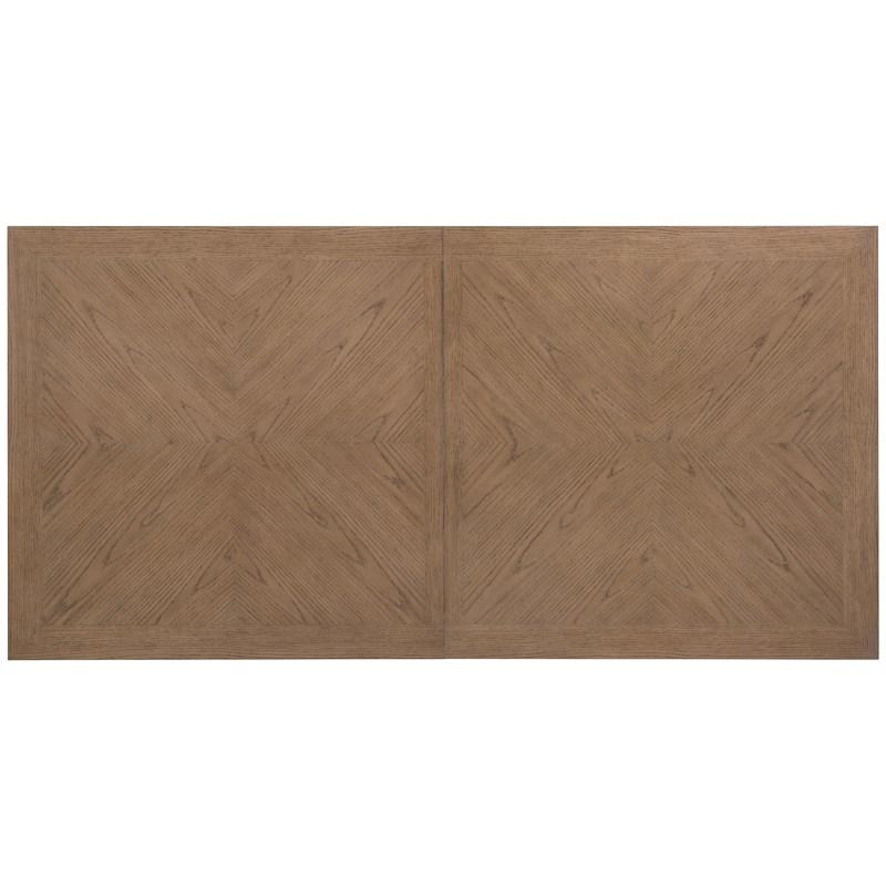 Large Picture of Hooker Furniture 6072-75200-85 Sonnet Rectangle Dining Table with One 18-inch Leaf