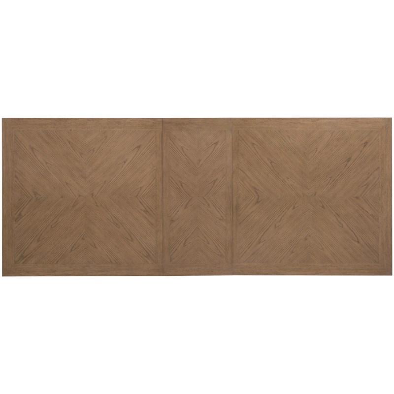 Large Picture of Hooker Furniture 6072-75200-85 Sonnet Rectangle Dining Table with One 18-inch Leaf