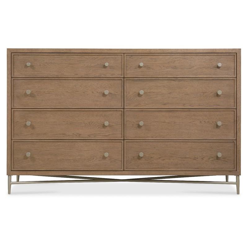 Large Picture of Hooker Furniture 6072-90002-85 Sonnet Eight-Drawer Dresser