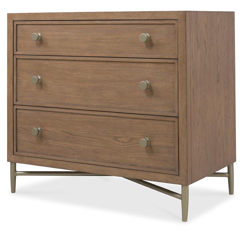 Large Picture of Hooker Furniture 6072-90216-85 Sonnet Three-Drawer Nightstand