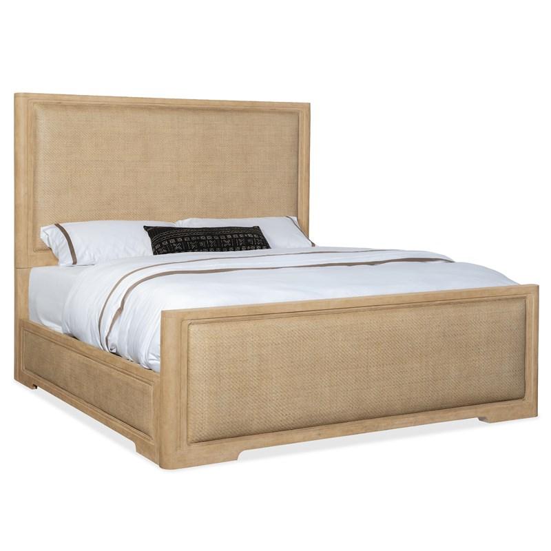 Hooker Furniture 6950-90250-80 Retreat Queen Cane Panel Bed