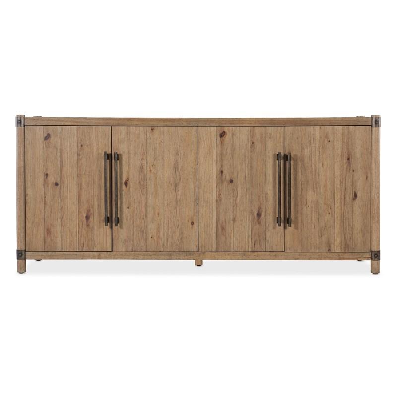 Large Picture of Hooker Furniture 6952-55478-80 Vineyard Row Entertainment Credenza