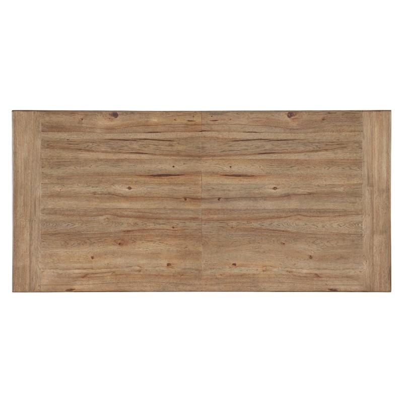 Large Picture of Hooker Furniture 6952-75217-80 Vineyard Row Rectangle Dining Table with Two 20-inch Leaves