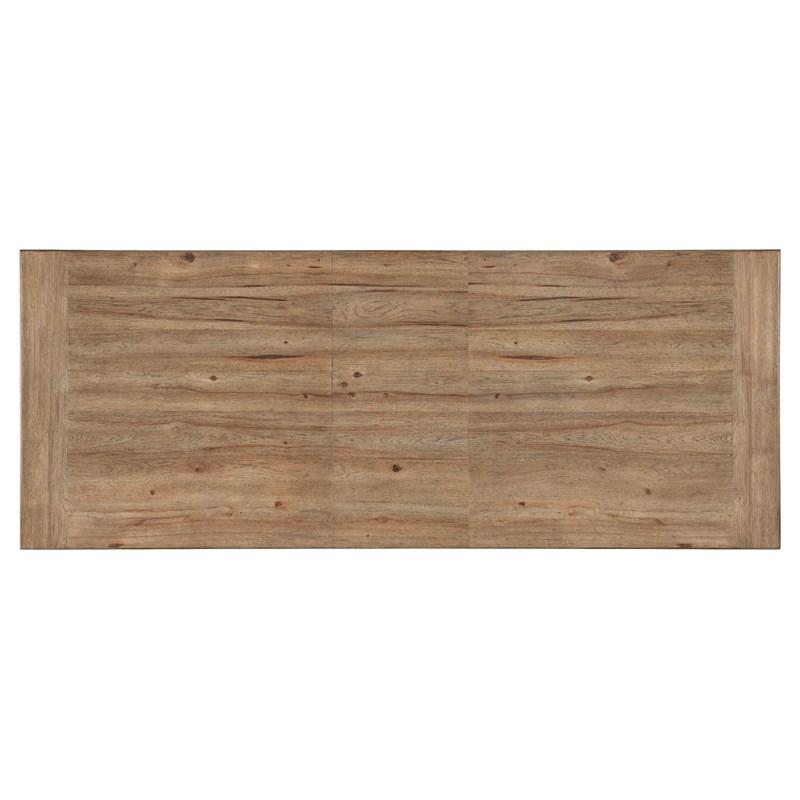 Large Picture of Hooker Furniture 6952-75217-80 Vineyard Row Rectangle Dining Table with Two 20-inch Leaves