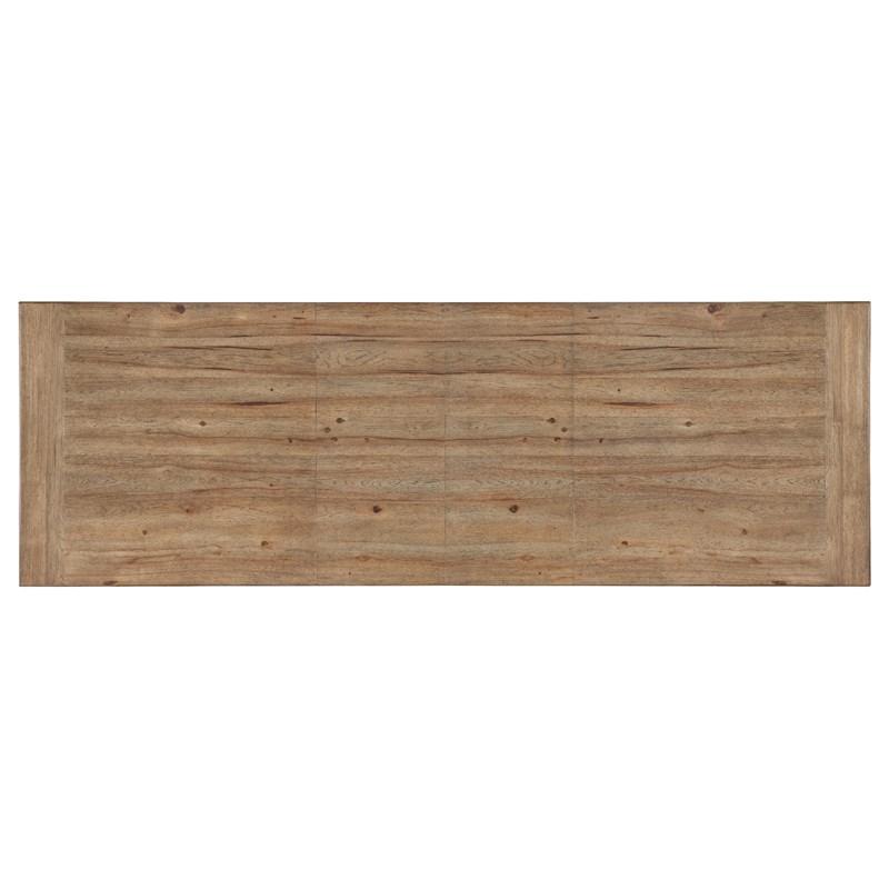 Large Picture of Hooker Furniture 6952-75217-80 Vineyard Row Rectangle Dining Table with Two 20-inch Leaves