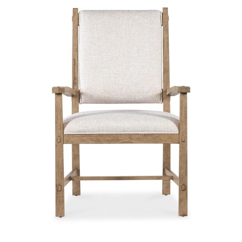 Large Picture of Hooker Furniture 6952-75400-80 Vineyard Row Post Back Upholstered Arm Chair