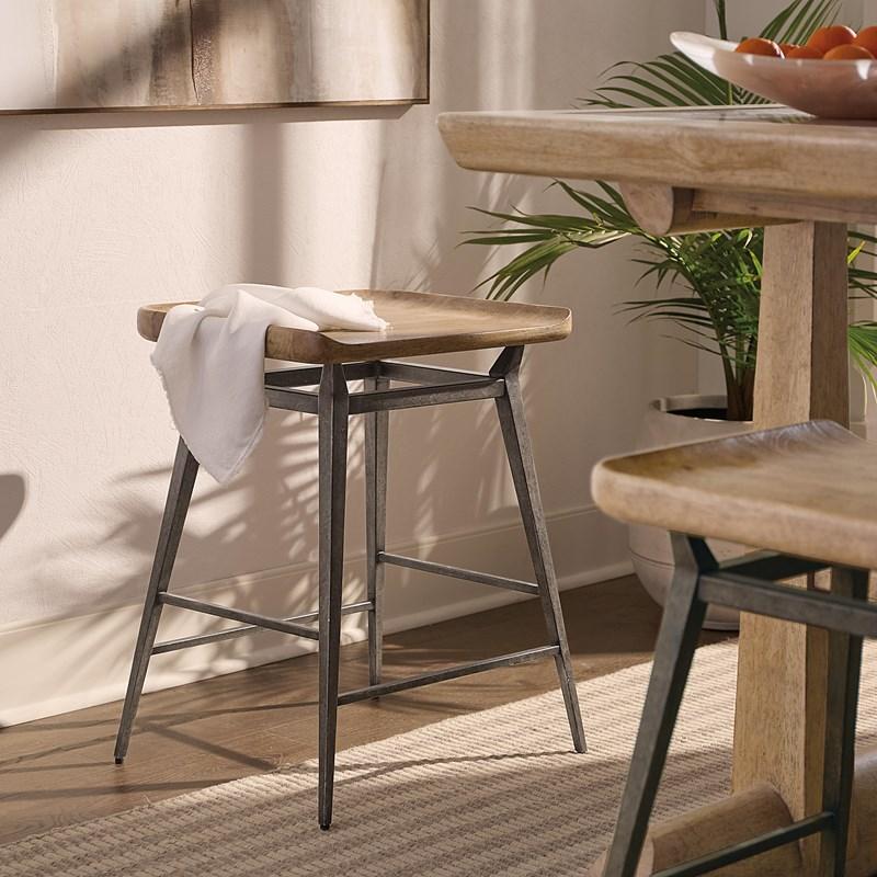 Large Picture of Hooker Furniture 6952-75450-80 Vineyard Row Counter Chair
