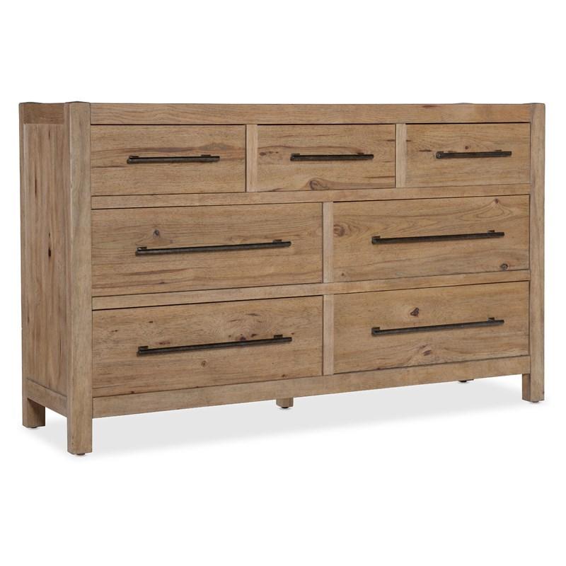 Hooker Furniture 6952-90002-80 Vineyard Row Seven-Drawer Dresser