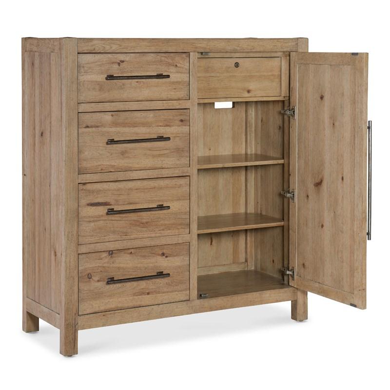 Large Picture of Hooker Furniture 6952-90010-80 Vineyard Row Four-Drawer Door Chest