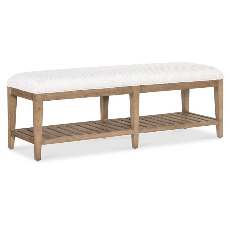 Hooker Furniture 6952-90119-80 Vineyard Row Bed Bench