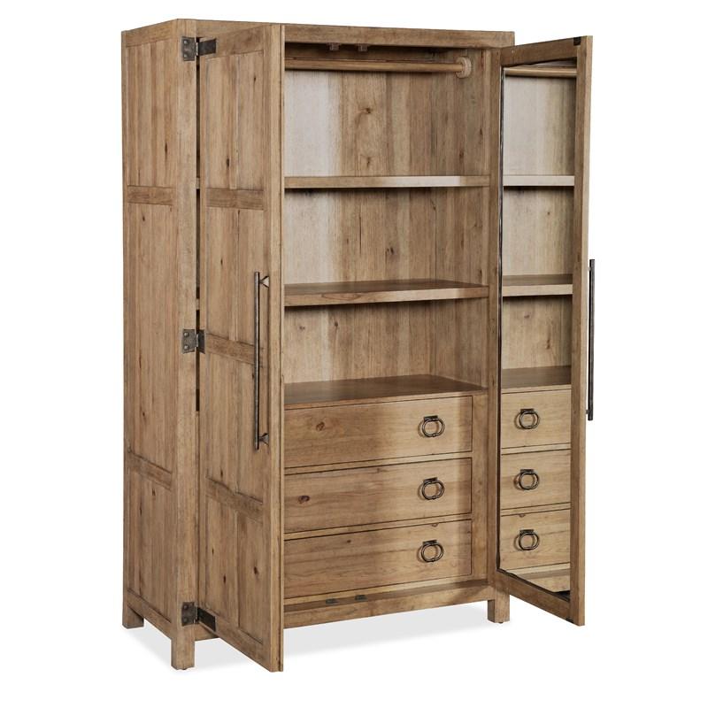 Large Picture of Hooker Furniture 6952-90213-80 Vineyard Row Wardrobe