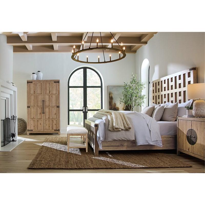 Large Picture of Hooker Furniture 6952-90260-80 Vineyard Row California King Panel Bed
