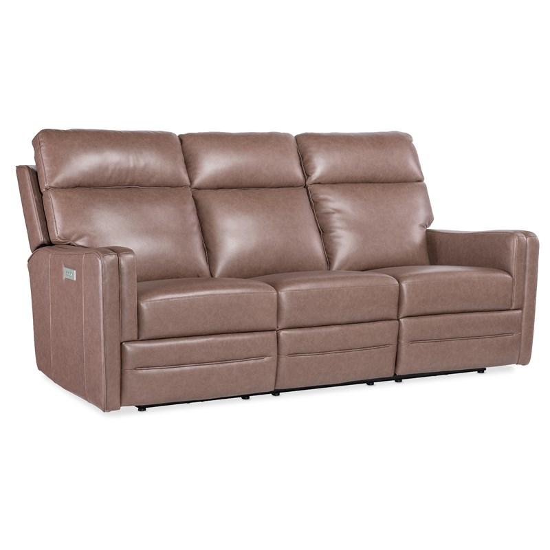 Hooker Furniture SS645-PHZL3-070 Twain Zero Gravity Power Sofa w/Power Headrest and Lumbar