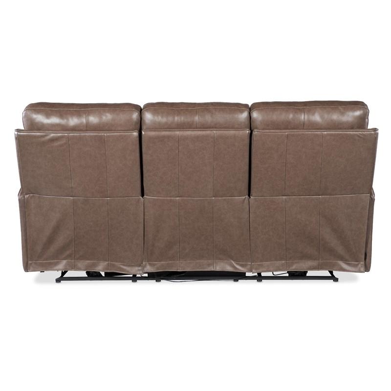 Large Picture of Hooker Furniture SS645-PHZL3-070 Twain Zero Gravity Power Sofa w/Power Headrest and Lumbar