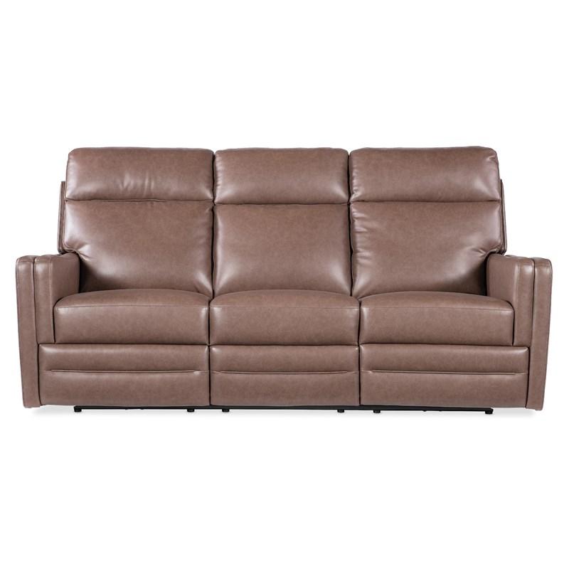 Large Picture of Hooker Furniture SS645-PHZL3-070 Twain Zero Gravity Power Sofa w/Power Headrest and Lumbar
