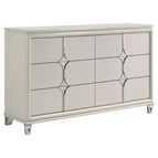 Coaster Furniture Olivia 224953 6-Drawer Dresser Cabinet - Pearl White