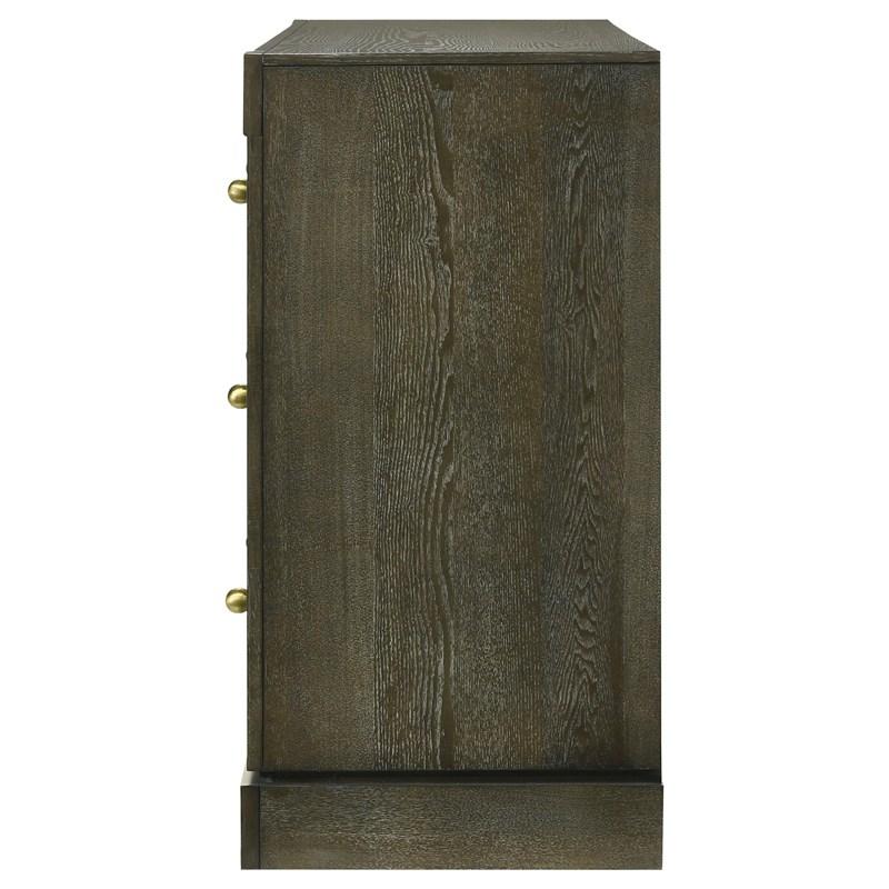 Large Picture of Coaster Furniture Gran Park 224933 6-Drawer Dresser Cabinet - Dark Cocoa