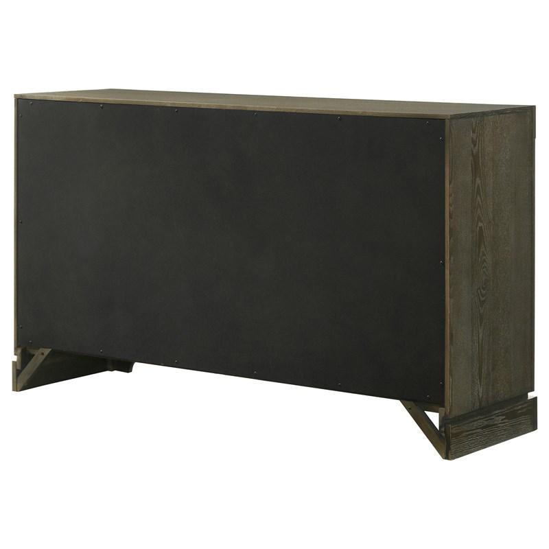 Large Picture of Coaster Furniture Gran Park 224933 6-Drawer Dresser Cabinet - Dark Cocoa