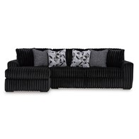 Signature Design by Ashley Midnight-Madness 98103S1 2 pc Sectional Sofa with Chaise (Sectionals - Stationary)