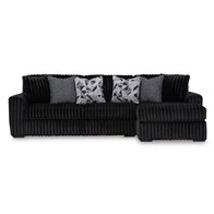 Signature Design by Ashley Midnight-Madness 98103S2 2 pc Sectional Sofa with Chaise (Sectionals - Stationary)