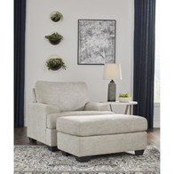 Signature Design by Ashley Vayda 33104U2 Chair and Ottoman (Chairs - Stationary)