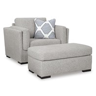 Benchcraft Evansley 54503U1 Oversized Chair and Ottoman (Chairs - Stationary)