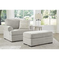 Benchcraft Eastonbridge 56603U2 Oversized Chair and Ottoman (Chairs - Stationary)