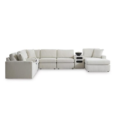 Signature Design by Ashley Modmax 92103S48 8-PC Sectional with Chaise and Audio Consoles