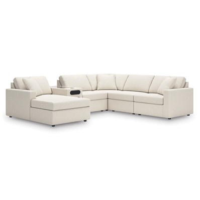 Signature Design by Ashley Modmax 92103S50 6 pc Sectional with Audio System and Chaise