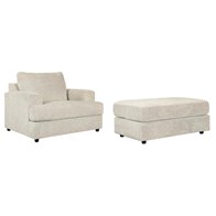 Signature Design by Ashley Soletren 95104U1 Chair and Ottoman (Chairs - Stationary)