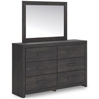 Signature Design by Ashley Hollivern PCB2108B1 Dresser and Mirror (Dressers - 6 Drawers)