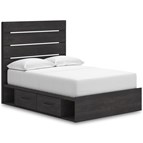 Signature Design by Ashley Hollivern PCB2108B16 Full Panel Bed with Storage