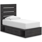 Signature Design by Ashley Hollivern PCB2108B17 Twin Panel Storage Bed