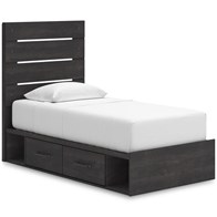 Signature Design by Ashley Hollivern PCB2108B17 Twin Panel Storage Bed (Beds - Twin)