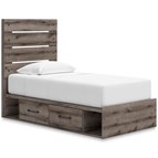 Signature Design by Ashley Graystorm PCB2405B19 Twin Panel Bed with Storage