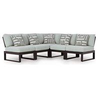Signature Design by Ashley Beachloft P490P2 5 pc Outdoor Sectional (Outdoor Seating - Sectionals)