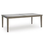 Signature Design by Ashley Rainier Ranch P701-625 Rectangular Dining Table with Umbrella Option