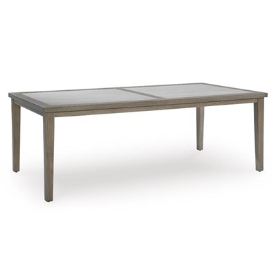 Signature Design by Ashley Rainier Ranch P701-625 Rectangular Dining Table with Umbrella Option