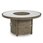 Signature Design by Ashley Rainier Ranch P701-776 Round Fire Pit Table