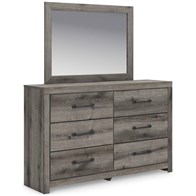 Signature Design by Ashley Graystorm PCB2405B1 Dresser and Mirror (Dressers - 6 Drawers)