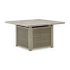 Signature Design by Ashley Cliff Trails PCP690-772 Square Fire Pit Table