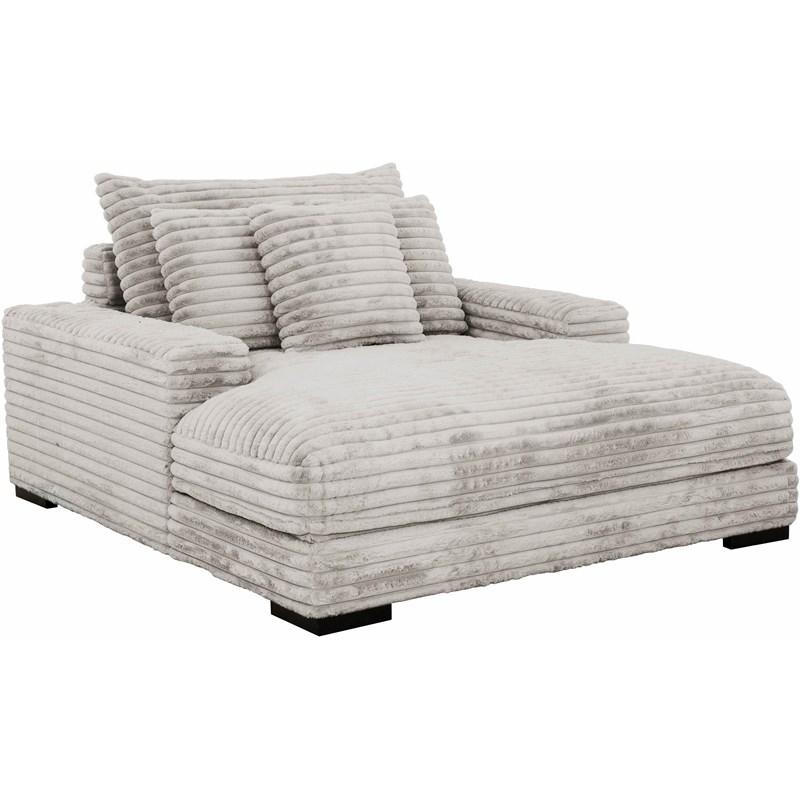 Primo International Christie UF06161473STCX Demi Chaise - Mink Grey (Chairs - Chaise)