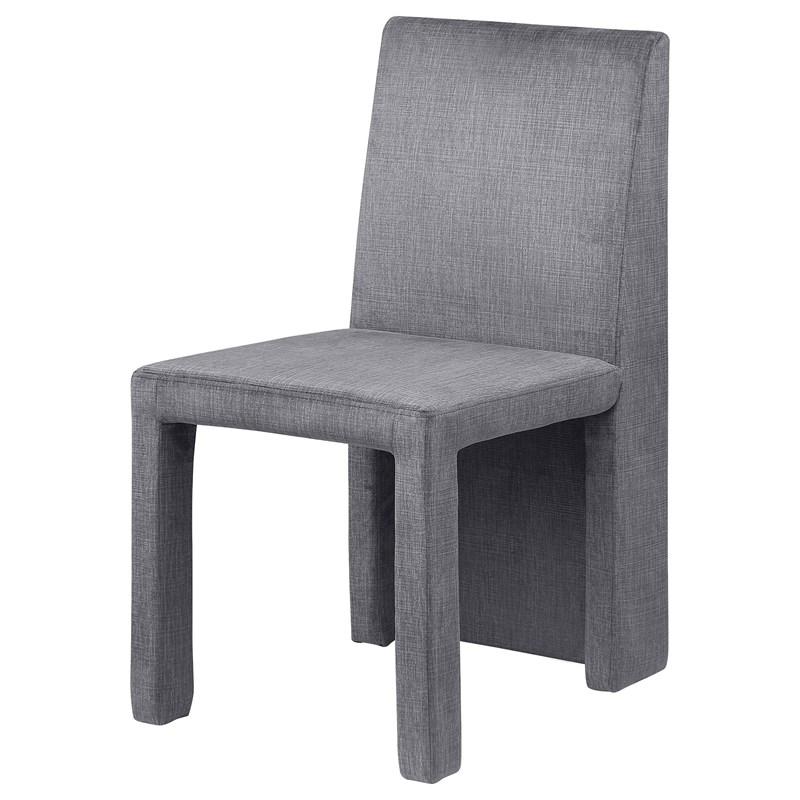 Large Picture of Coaster Furniture Tordera 108512 Velvet Upholstered Dining Side Chair - Grey