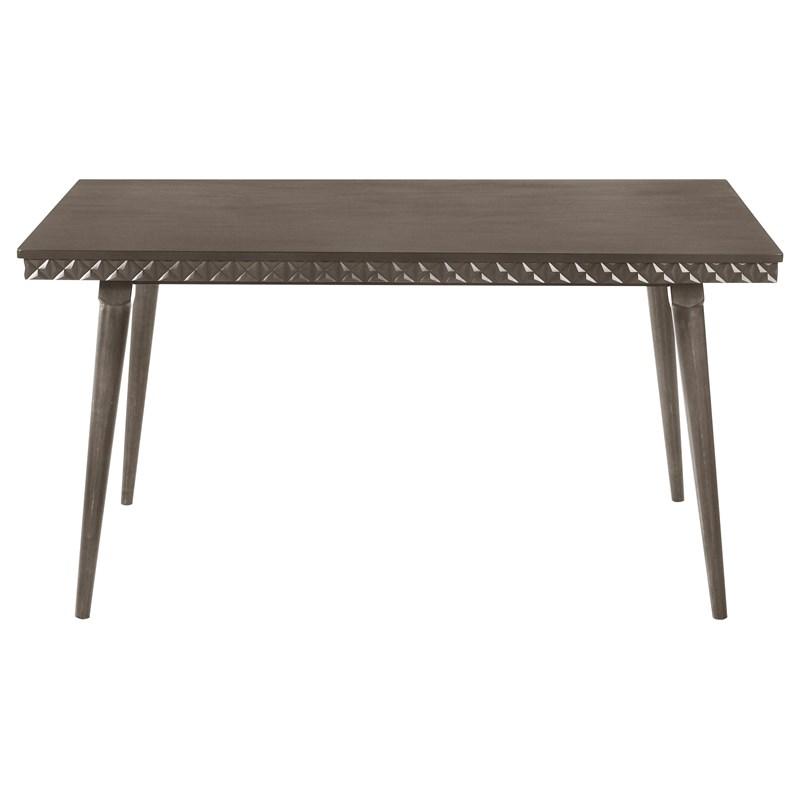 Large Picture of Coaster Furniture Onslow 108621 59-inch Rectangular Wood Dining Table - Dark Brown