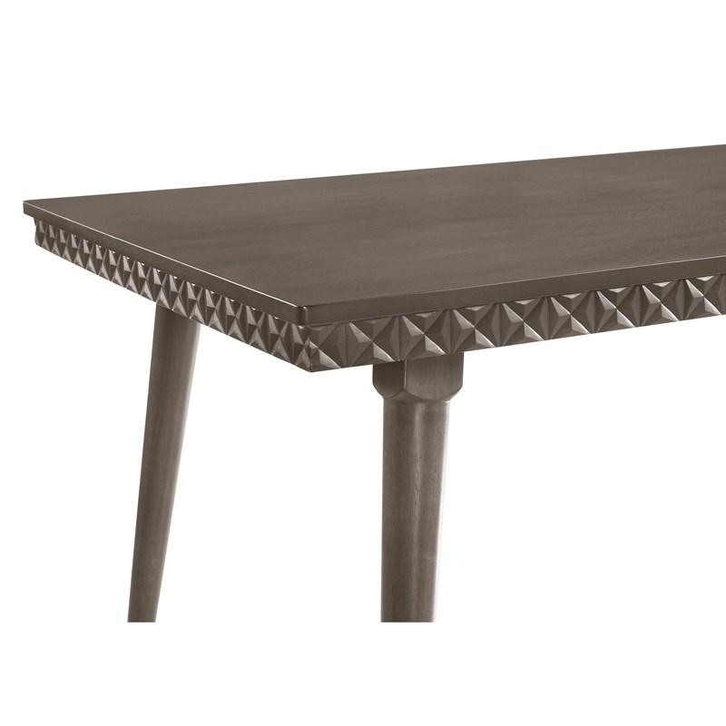 Large Picture of Coaster Furniture Onslow 108621 59-inch Rectangular Wood Dining Table - Dark Brown