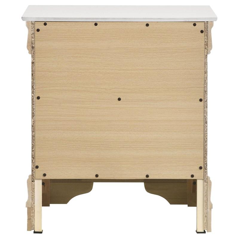 Large Picture of Coaster Furniture Louis Philippe 202442 2-Drawer Nightstand Bedside Table - White