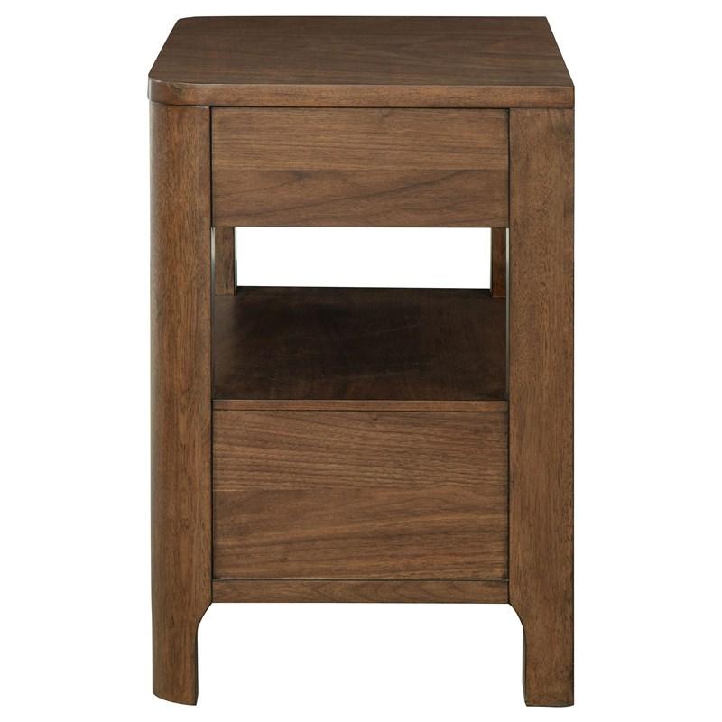 Large Picture of Coaster Furniture Maderia 223322 2-Drawer Nightstand Bedside Table - Walnut