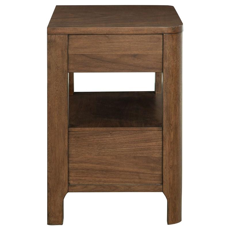 Large Picture of Coaster Furniture Maderia 223322 2-Drawer Nightstand Bedside Table - Walnut